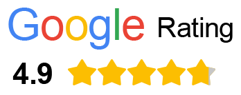 Google rating 4.9 stars