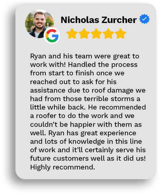 Nicholas Zurcher 5-star Google review